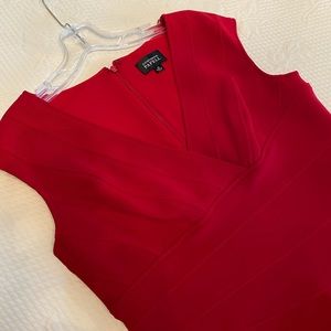 Adrianna Papell Red sheath dress